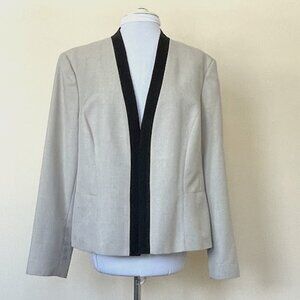 Black Label Evan-Picone Open front Blazer Size 18